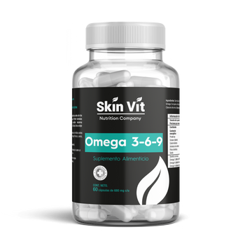 Omega 3 6 9 Skin Vit Nutrition Company 60 Capsulas