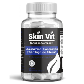 Glucosamina, Condroitina y Cartílago de Tiburón Skin Vit 60 Capsulas 550 mg