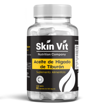 Aceite de Higado de Tiburón Skin Vit 60 Capsulas